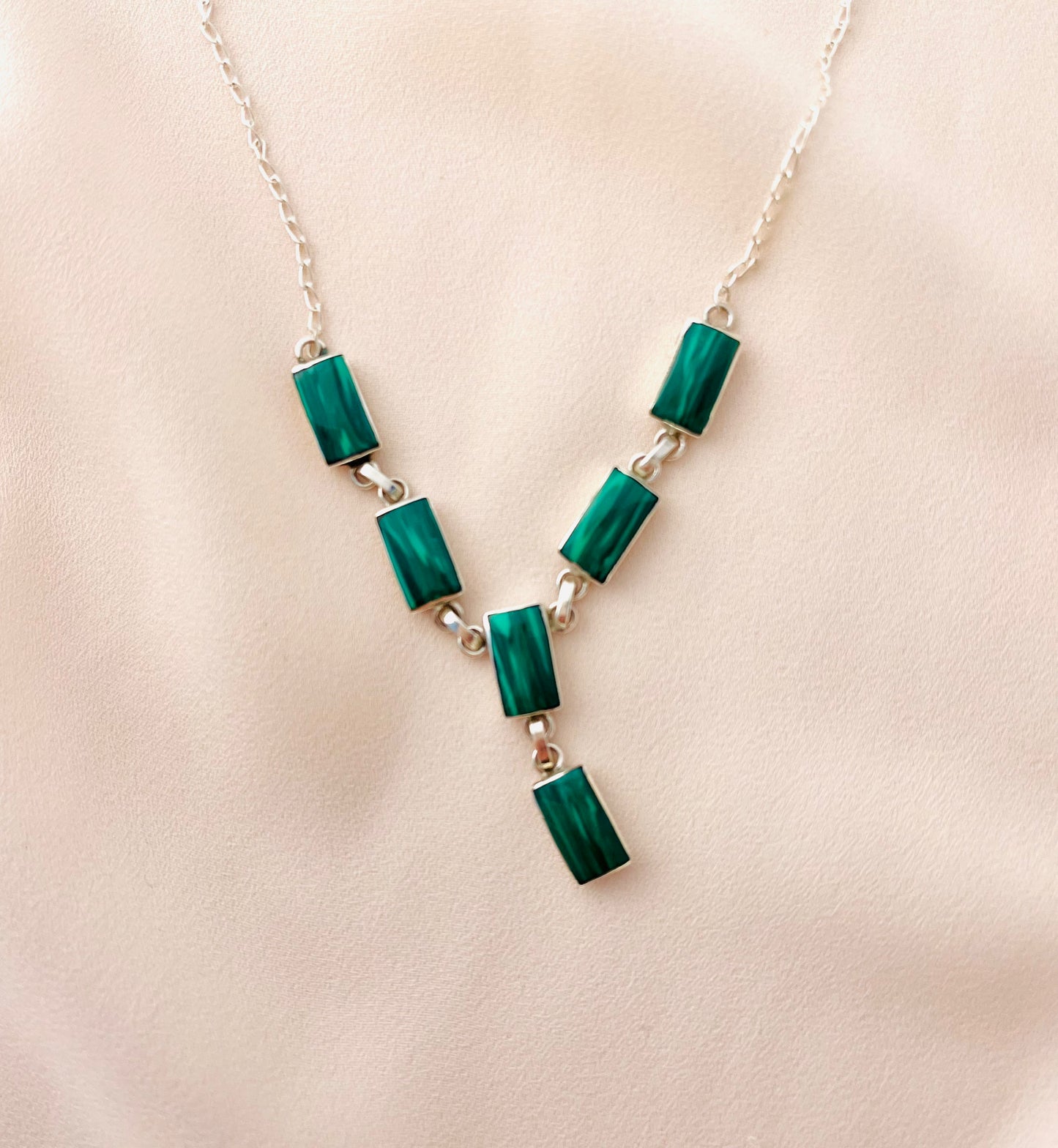 Andean Serenity Malachite Necklace