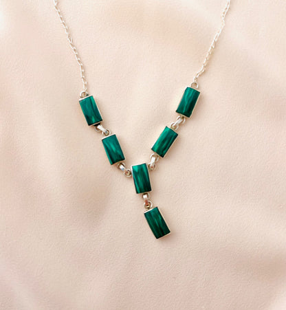 Andean Serenity Malachite Necklace